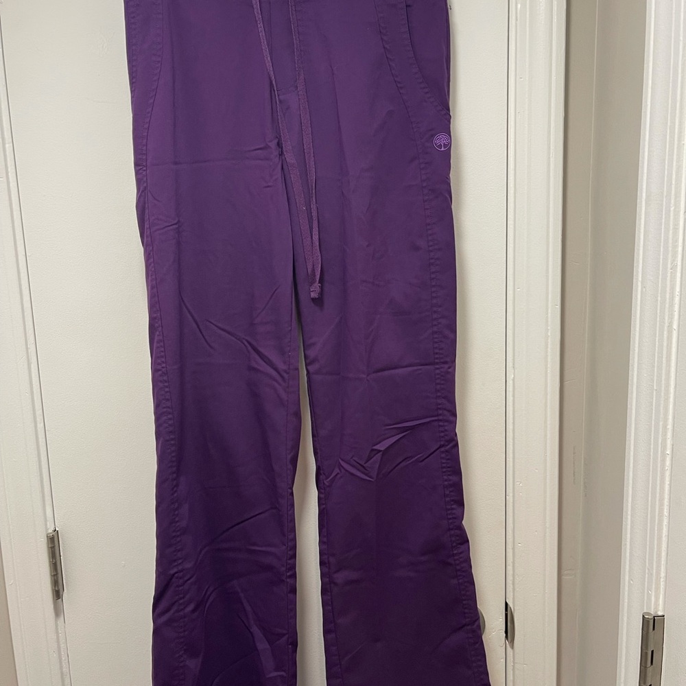 Purple Label Healing Hands Yoga Scrub Pants